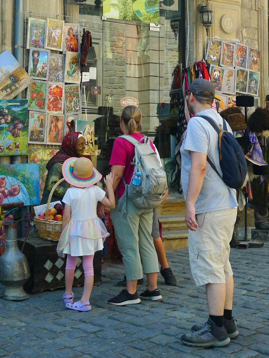 german family shopping