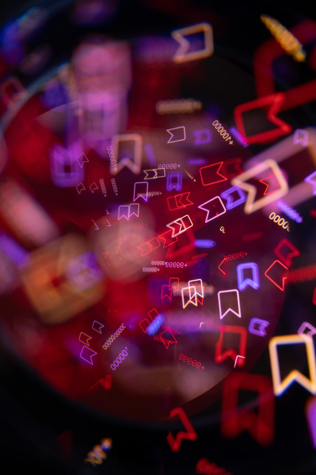 abstract social trends visualization